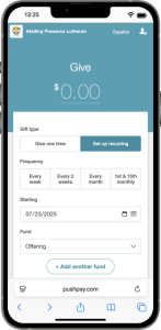 Give to Abiding Presence Lutheran